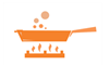Frypan cooking icon