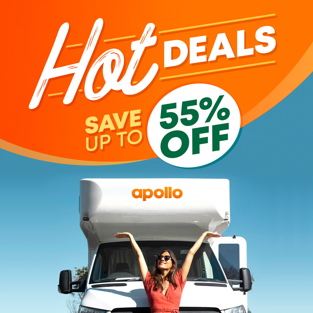 Apollo Hot Deals Save Up To 5% off Road Trips Australia Wide